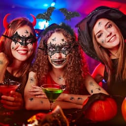5-delige Halloween Steampunk Accessoires voor Vrouwen met Kanten Handschoenen, Venetiaanse Masker, Gothic Sieraden en Tattoo Stickers voor Cosplay en Feestjes — thumbnail 7