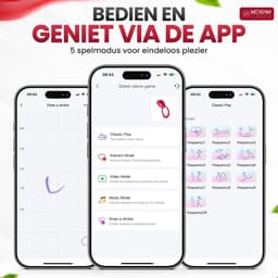 ME'ADAM - Draagbare Clitoris Vibrator voor Koppels - Stil & Discreet - 10 Vibratiestanden - Waterbestendig - Met Afstandsbediening en App - Sex toys voor vrouwen - Satisfyer — thumbnail 5