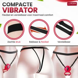 ME'ADAM - Draagbare Clitoris Vibrator voor Koppels - Stil & Discreet - 10 Vibratiestanden - Waterbestendig - Met Afstandsbediening en App - Sex toys voor vrouwen - Satisfyer — thumbnail 2