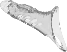 Power Escorts Penis Sleeve Extender 22 cm - Transparant - Verlenging & Verdikking — thumbnail 7