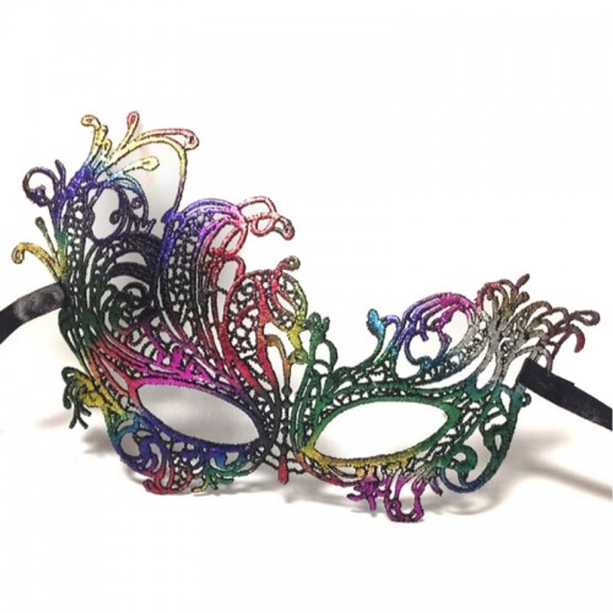 Bondage oogmasker met Venetiaanse uitstraling - Kant - multikleur - one size — afbeelding 1