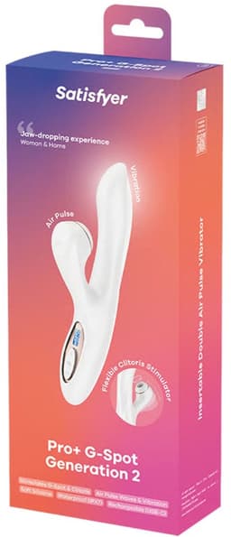 Satisfyer Pro G-Spot Rabbit | clitoriszuiger met 11 intensiteitsniveaus | G-spot-massage met 10 vibratieprogramma's | accutechnologie | waterdicht — thumbnail 5