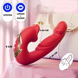 Bellona Essentials Dildo, Vibrator en Satisfier in 1 | Explosie Van Genot - Dildo - 3 In 1 Dildo Vibrator Voor Vrouwen – G-Spot & Clitoris Stimulator – Rabbit Vibrator – Sex Toys Voor Koppel — thumbnail 3