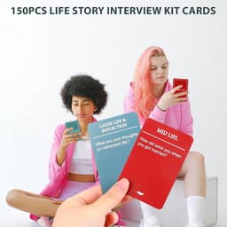 Levensverhaal Kaarten - Familiegesprek Spel - Verbinden met Familie - Verdiept Begrip - 150 Kaarten - Liefde Thema — thumbnail 3