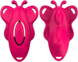 Draagbaar vibrerend vlinderei voor vrouwen, op afstand bedienbaar via een app, discreet, intiem speeltje. — thumbnail 1