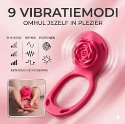 Artix Essentials Rose Vibrator – Voor Vrouwen & Koppels – App Bediening – 10 Standen – Waterdicht – Handsfree — thumbnail 6