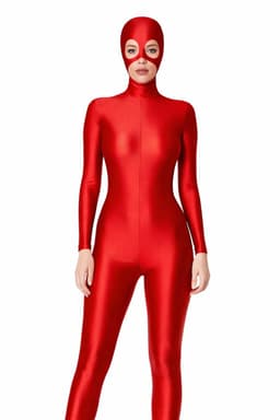 Elastische panty jumpsuit - Masker bivakmuts - BDSM - Bodysuit - Erotisch — thumbnail 1