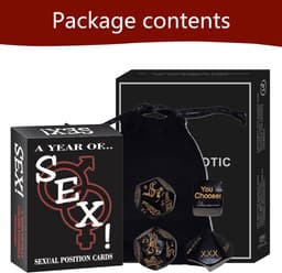 DOWO® - Erotische Seks Dobbelstenen Set met Kaarten - Koppel Spel - Seks Dobbelsteen - Seks kaartspel - 54 Stuks - Romantisch - Erotiek - Intiem en Speels - Sex Game - Kamasutra Spel Volwassenen - Sex Speeltjes - Cadeau — thumbnail 4