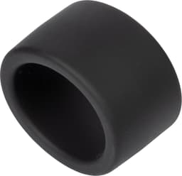 Rimba - Siliconen Scrotumring - Ballstretcher - Hoogte 30 mm - Zwart — thumbnail 5