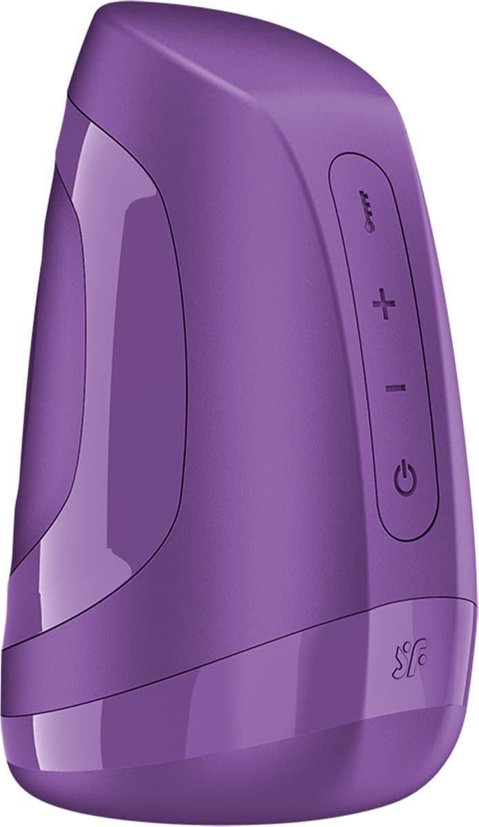 Satisfyer Men Heat Vibration | Masturbator met verwarmingsfunctie & 12 trilprogramma's | werkt op batterijen (3×AAA) | huidvriendelijke siliconen | waterdicht (IPX6) | toys voor mannen — afbeelding 1
