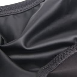 Zeloria Open Kruis Dames Slip van PU Leerlook – String open kruis – Sexy Wetlook Ondergoed – Zwart – L — thumbnail 5
