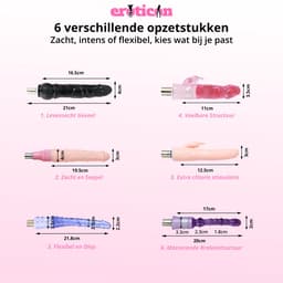 Love Sex Machine met 6 Anale en Clitoris Stimulatie Dildo’s – Uitgebreid Seksmachine Pakket voor Man en Vrouw met 6 Sex Toys – Neukmachine – Fuck Machine – Discreet Verzonden — thumbnail 4