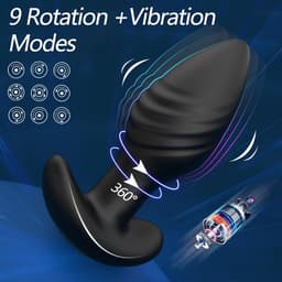 Daity 360° Roterende anale plug met 9 vibratiestanden – App-gestuurde prostaatmassager voor P-puntstimulatie – Waterdicht seksspeeltje voor mannen en koppels — thumbnail 4