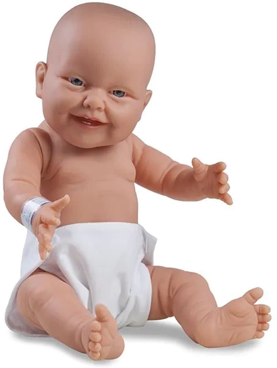 Babypop 45 cm meisje Mila lachend - The Doll Factory - vanaf 3 jaar — afbeelding 1