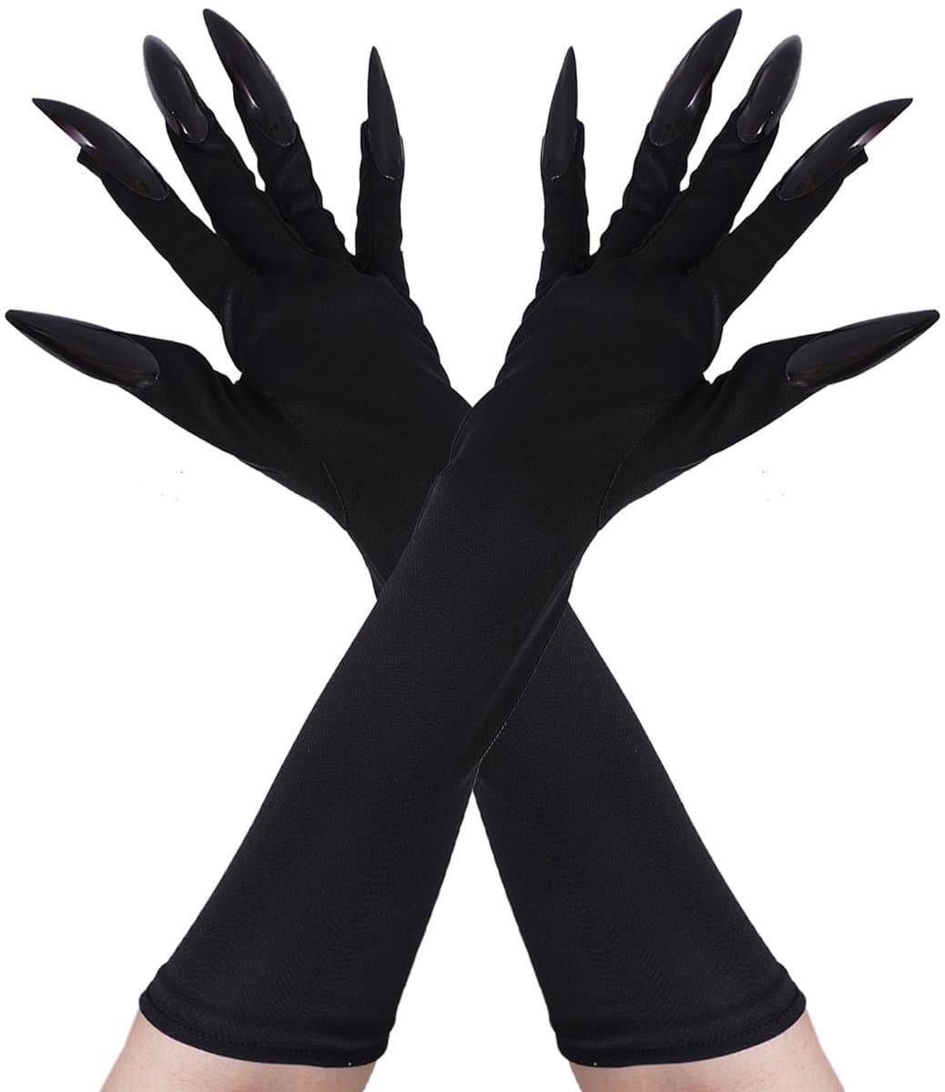 Dailygoods- Handschoenen Kostuum - Lange Nagel/Halloween - Cosplay Rekwisieten - Lichtgewicht/Duurzaam - Geschikt voor Dierenkostuums - Kostuumhandschoenen — afbeelding 1
