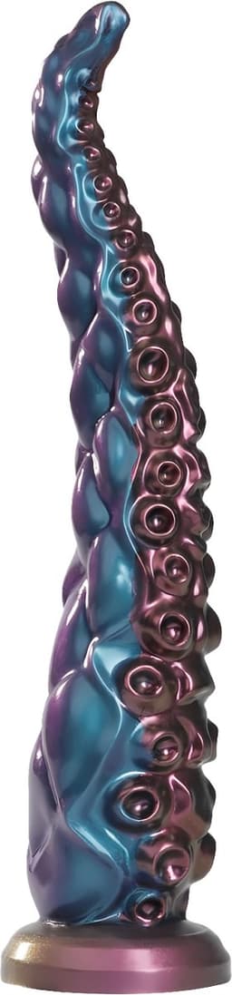 Power Monsters - Maelstrom Beastlord - Tentakel Dildo - Blauw/Paars/Goud — thumbnail 3