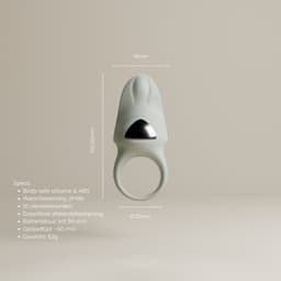 Vibrerende Cockring voor Koppels - Sex toys - Seksspeeltjes - Penis & Clitoris Stimulator - Voor Koppels - Penisring - Siliconen - Oplaadbaar — thumbnail 3