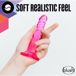 Blush Naturally Yours 5 inch Mini Cock Dildo - Roze - 14.5 cm — thumbnail 5