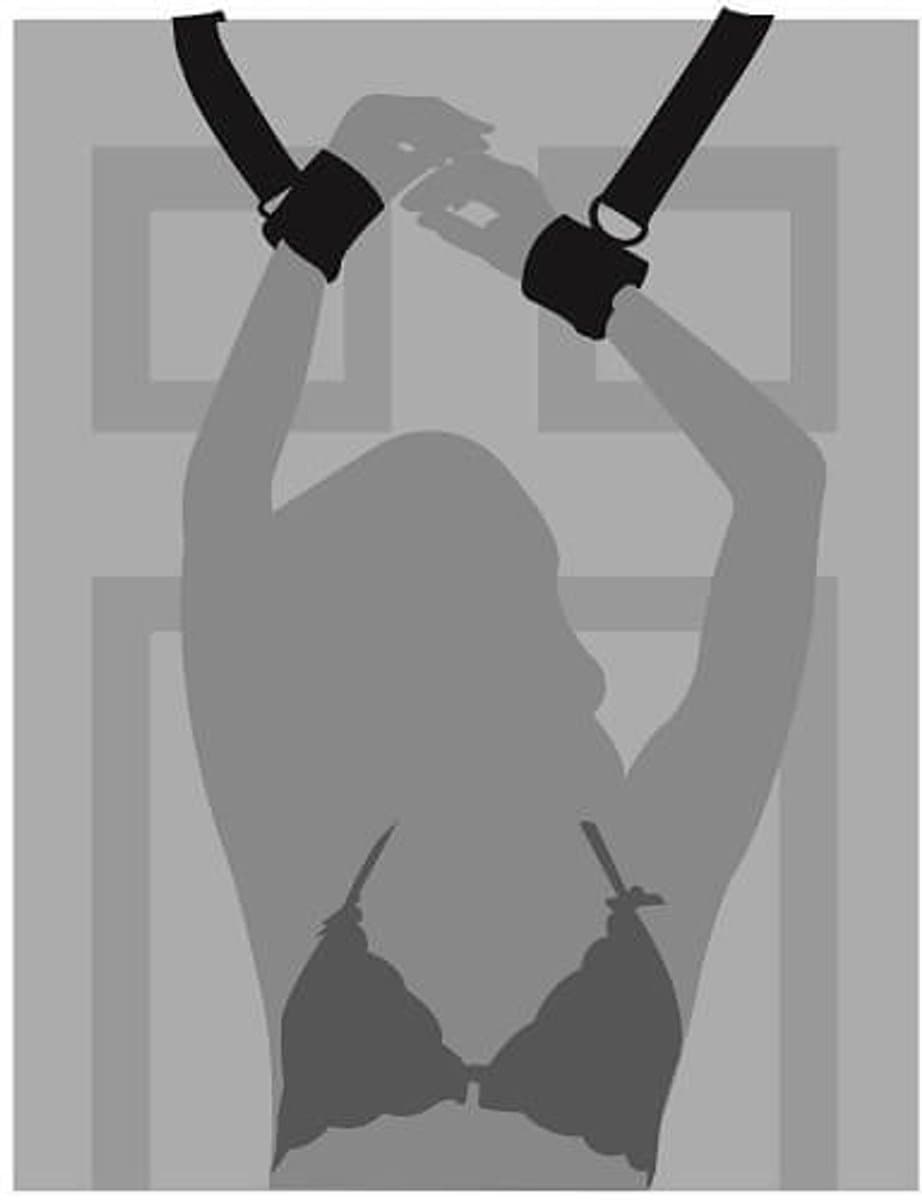 Power Escorts Deur Bondage Handboeien Set – br-N10447 — afbeelding 1
