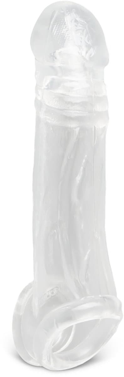Transparante Penis Extender – Luxe Realistische Sleeve voor Intense Stimulatie — afbeelding 1
