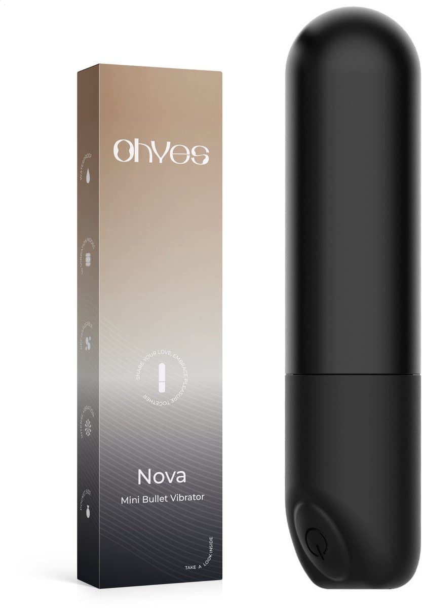 OHYES® Bullet Vibrator - Vibrators voor Vrouwen - Clitoris Stimulator - Sex Toys voor vrouwen - 10 standen Mini Vibrator - Nova — afbeelding 1