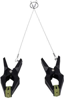 Doc Johnson Hardwire Hangers -/ tepelklem - Zwart — thumbnail 1