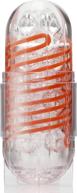 Tenga - Spinner 02 Hexa Masturbator - Transparant/Oranje — thumbnail 1