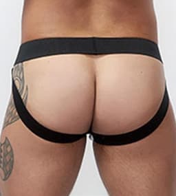 Mister b neoprene jockstrap black red small — thumbnail 2