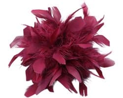Veer haarspeld broche dames veerbroche kalkoenveer broche veerkorset vintage veren hoofdsieraad corsage haaraccessoires voor doe-het-zelf bruiloft feest verjaardag sieraden accessoires, wit