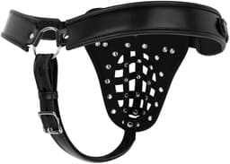 Bedroom Fantasies - Chastity Cage Jock - Zwart — thumbnail 2