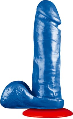 Didldo Arn M - Dikke Blaauwe, Realistische Dildo voor Maximaal Genot - XL DILDO - Breedte meer dan 6 cm DICK TRAINER ARN M 22,5 x 6,2 cm — thumbnail 3