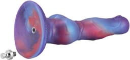 Hismith Alpha Fantasy Dildo 21 cm – Siliconen Dildo met Zuignap en KlicLok – Multicolor — thumbnail 5