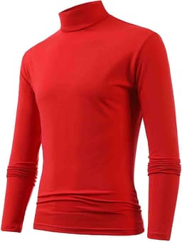 2026 Mannelijke Winter Warm Opstaande Kraag Mode Thermisch Ondergoed Mannen Basic T-Shirt Blouse Trui Lange Mouwen — thumbnail 4