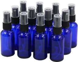 Topsky 12 × 30ml glass spray bottles empty, it has atomization function and anti-ultraviolet action, for essential - ShopVlot — thumbnail 1