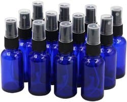 Topsky 12 × 30ml glass spray bottles empty, it has atomization function and anti-ultraviolet action, for essential - ShopVlot