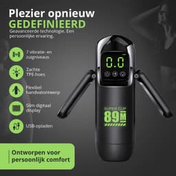 Tipstoys Elektrische Masturbator Man – Stimulator voor Mannen met 7 Vibratiestanden & 7 Zuigstanden – Oplaadbaar USB-C – Met LED Display en App Bediening — thumbnail 3