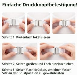 6 Bikini sluitingen metaal 2 cm, zonder naaien — thumbnail 4