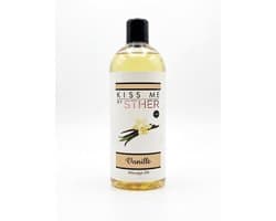 Sther Premium Massageolie - Vanille - 250ml - Natuurlijk Glijmiddel op Oliebasis - Met Avocado-olie - Langdurig Glijvermogen