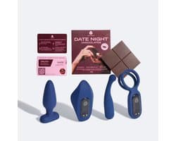 The Oh Collective The Aphrodisiac Affair - Erotische cadeauset - vibrator set met afstandsbediening + libido chocolade voor koppels