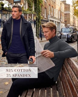 3 delige Thermoshirts voor Heren met Col en Lange Mouwen — thumbnail 3