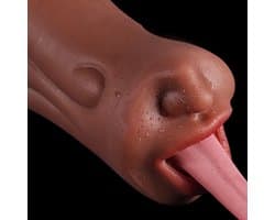 Currero Levensechte Sex Pop 100cm - Sexpop - Sekspop voor Mannen - Levensecht - Realistisch - Siliconen Lovedoll - Torso - Discreet Verpakt - Mond Vagina en Anaal D