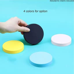 Magnetische messenring met multifunctioneel gebruik als messenhouder, messenrek, messenstrip, keukengereihouder, gereedschapshouder, kunstvoorraadorganisator (BLACK) — thumbnail 5