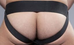 Colt Leather Zip Jock - Black — thumbnail 3