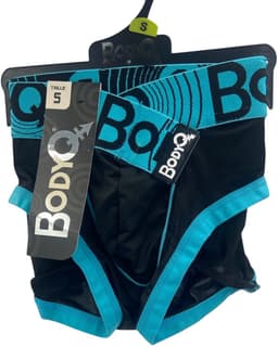 BodyQ Sexy Heren Boxershort – Zwart/Aqua – Erotische Herenlingerie – Maat L — thumbnail 2