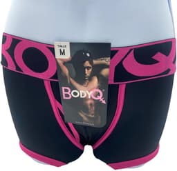 BodyQ Sexy Heren Boxershort – Zwart/Roze – Erotische Herenlingerie – Maat M — thumbnail 1
