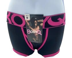 BodyQ Sexy Heren Boxershort – Zwart/Roze – Erotische Herenlingerie – Maat M
