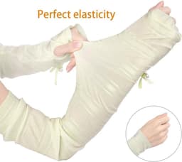 Allecto plus - Zonwerende mouwen met lange armen en vingerloze handschoenen voor dames - UV-bescherming - Outdoor - Zomer-accessoires — thumbnail 3