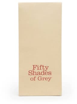 Fifty Shades of Grey Sweet Anticipation - Paddle met rozenpatroon - Polyester - Rood/zwart - 42.5cm — thumbnail 2