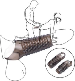 TRY. Couple Sleeve - Penis Sleeve - Cockring - Ribbels - Nopjes - Seksspeeltje voor Koppels - 2 stuks — thumbnail 5