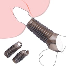 TRY. Couple Sleeve - Penis Sleeve - Cockring - Ribbels - Nopjes - Seksspeeltje voor Koppels - 2 stuks — thumbnail 1